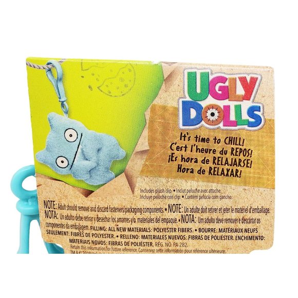 Hasbro NEW UGLY DOLLS Plush Clip-On Plush Stuffed Toy ICE-TO-GO - Picture 4 of 4